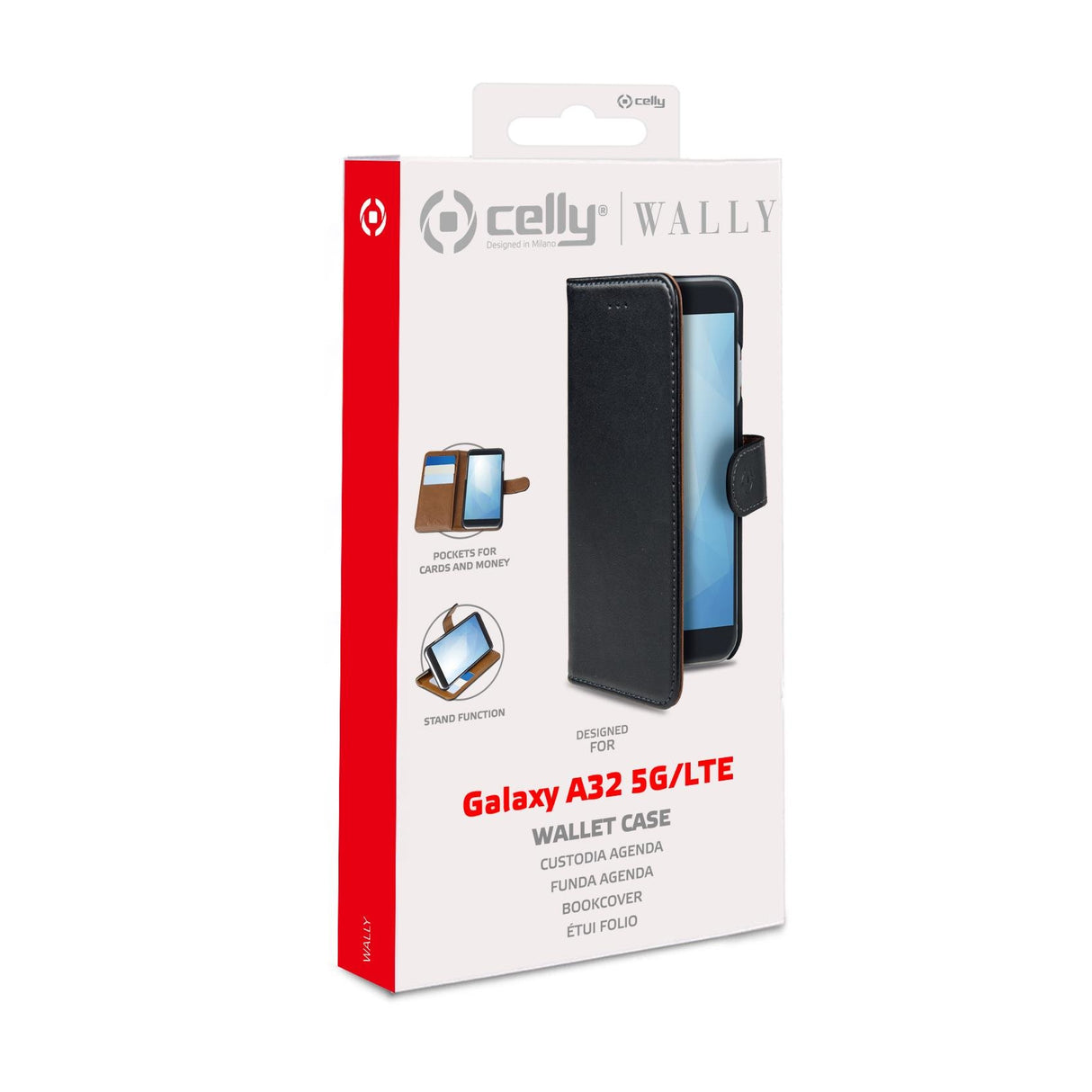 EAN 8021735764335 - Celly WALLY946 funda para teléfono móvil 16,5 cm (6.5") Folio Negro imagen 5