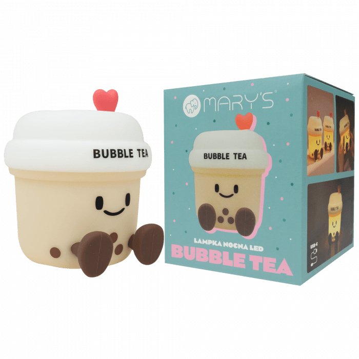 Lámpara Nocturna Led Recargable Modelo Té Burbujas