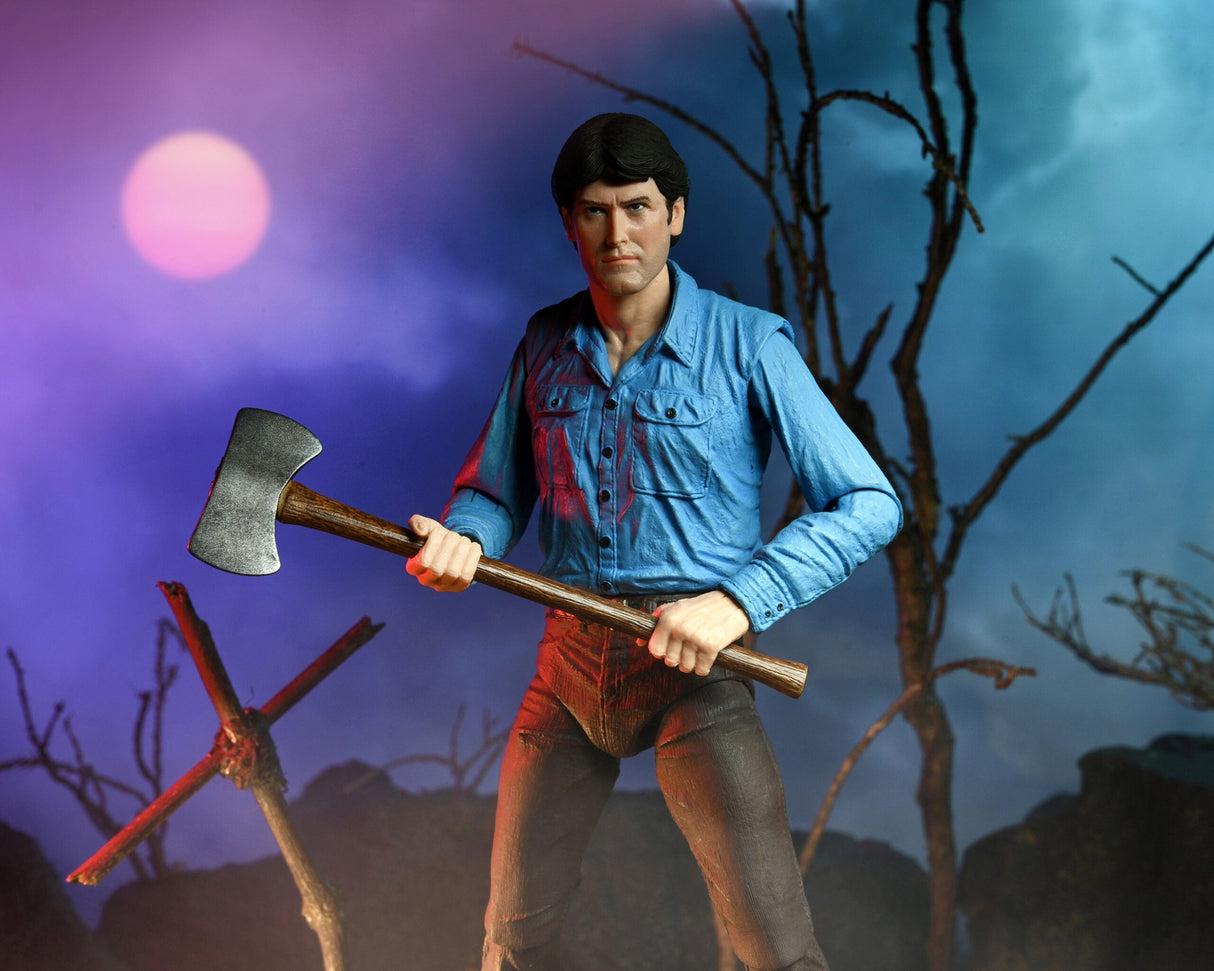 Figura Neca Evil Dead Scale Ultimate Ash 40 Aniversario 18 Cm