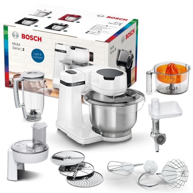Robot De Cocina Bosch Serie 2 Mums2ew40 700 W 3,8 L Blanco