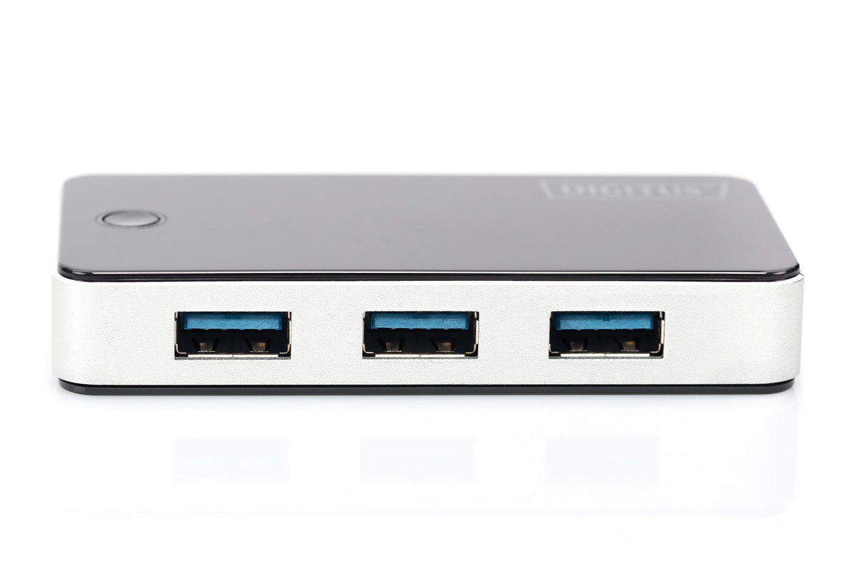 EAN 4016032317005 - Digitus DA-70231 hub de interfaz 5000 Mbit/s Negro, Plata imagen 3