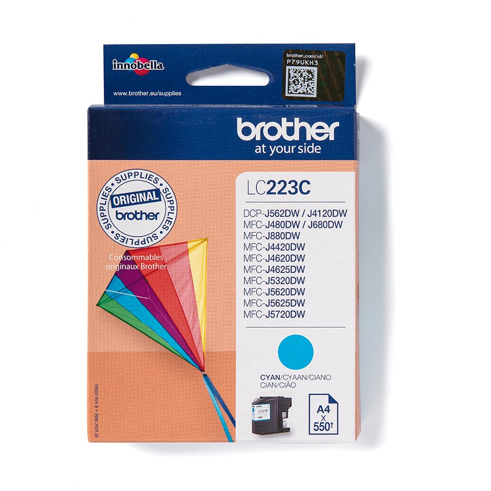 EAN 4977766735902 - Brother LC223C cartucho de tinta 1 pieza(s) Original Cian imagen 1