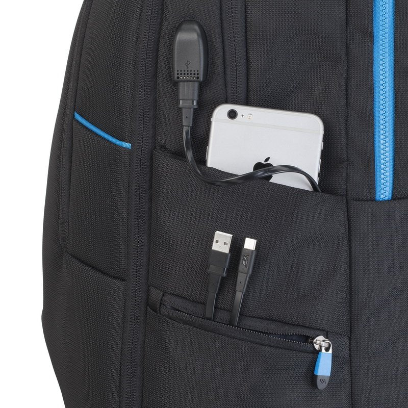 EAN 4260403573198 - Rivacase 7860 43,9 cm (17.3") Funda tipo mochila Negro, Azul imagen 9