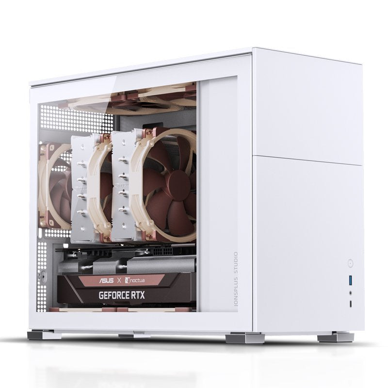 Jonsbo D31 Micro-Atx Gehäuse, Temperojo Glass - Blanco