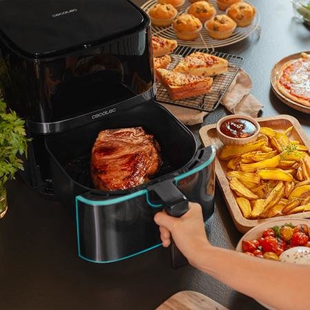 EAN 8435484033169 - Cecotec Cecofry Full InoxBlack 5500 Pro Sencillo 5,5 L Independiente 1700 W Freidora de aire caliente Neg imagen 7