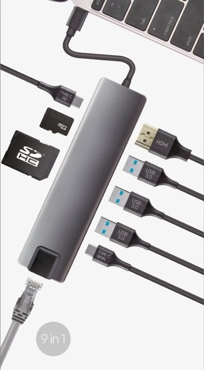 Coolbox Docking Usb-C Hdmi Rj45 Usb,Rj45, Hdmi, 3xusb3.0 (Usb-A), Microsd, Sd, Usb-C Datos Y Usb-C Pd