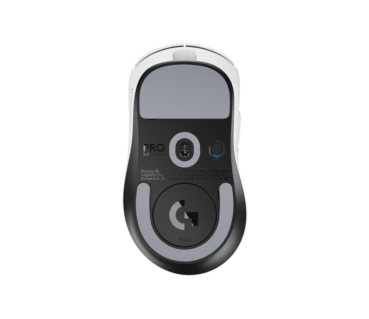 Logitech G Pro X Superlight 2 Dex Ratón Ergonómico Diestro Óptico 5 Botones Inalámbrico Cableado 2.4 Ghz Usb Blanco