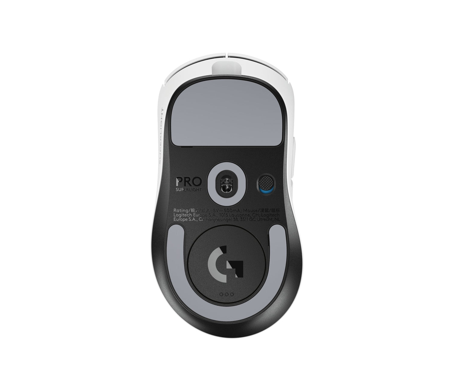 Logitech G Pro X Superlight 2 Dex Ratón Ergonómico Diestro Óptico 5 Botones Inalámbrico Cableado 2.4 Ghz Usb Blanco