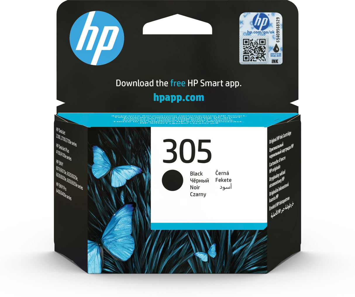 EAN 0193905429233 - HP 305 Black Original Ink Cartridge cartucho de tinta 1 pieza(s) Rendimiento estándar imagen 1