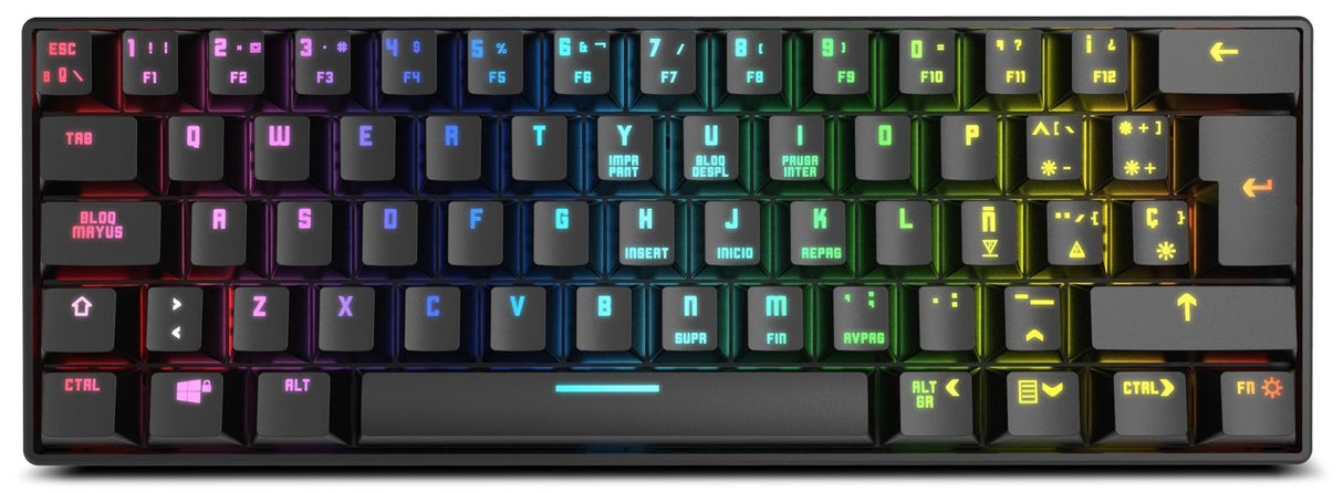 Krom Teclado Gaming Kluster Rgb Mini Keyboard