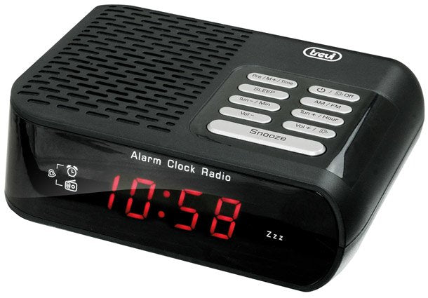 Radio Portátil Rc 827 D Alarm Clock Negro
