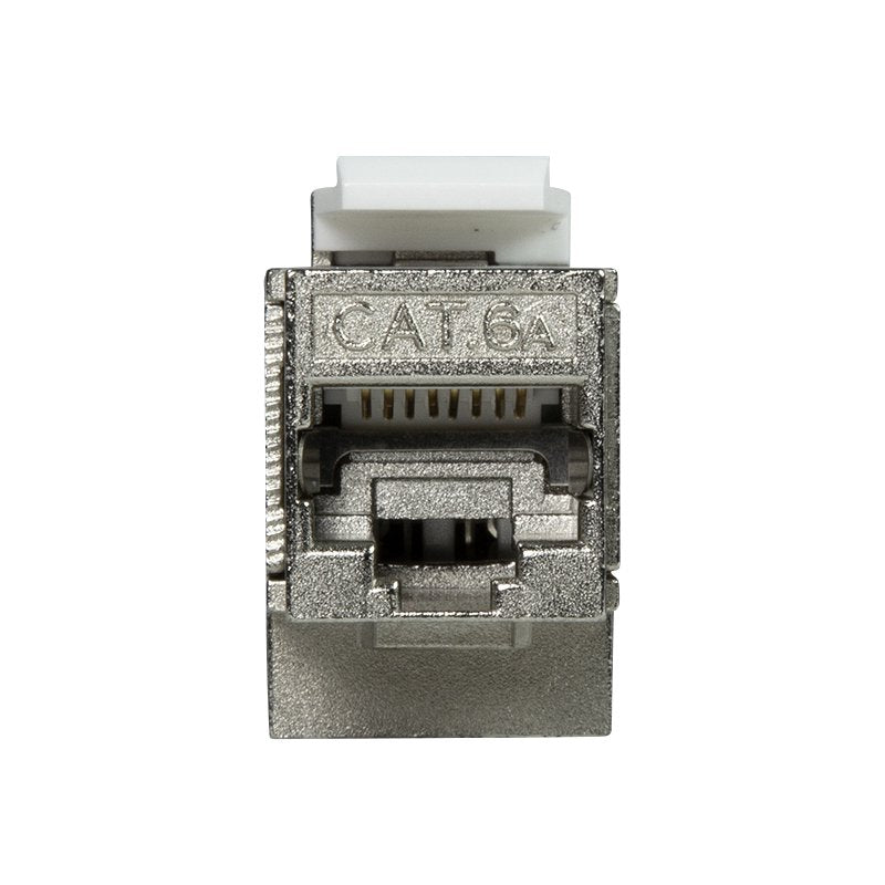 Acoplamiento Keystone Logilink 2x Rj45 Stp, Cat.6a, Acodado 90 °