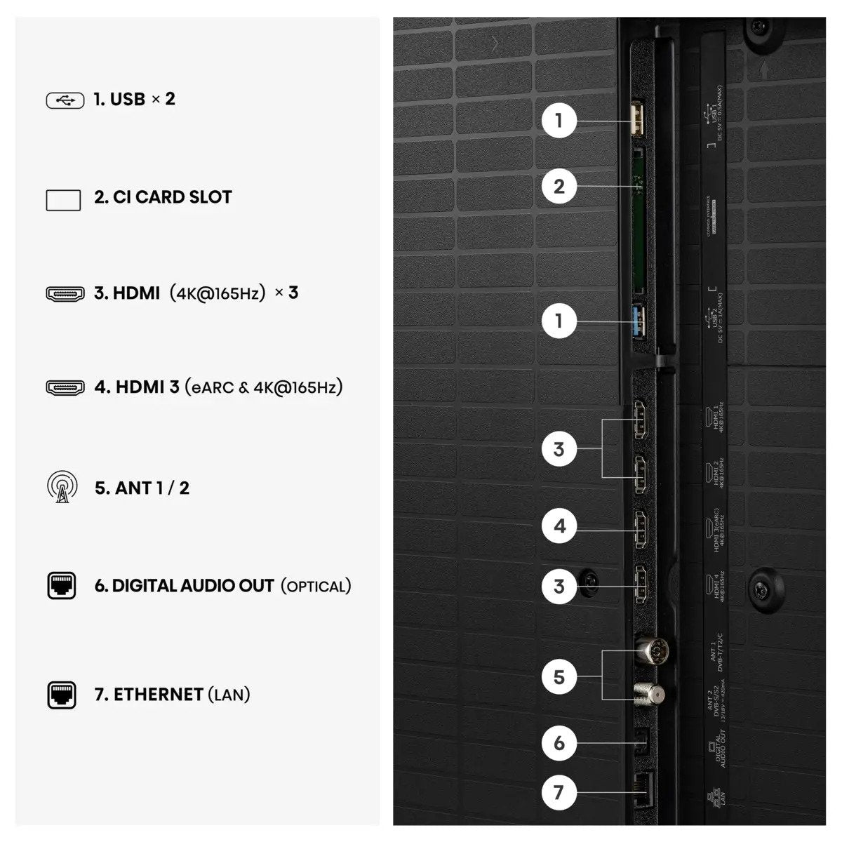 EAN 6942351437408 - Hisense 75U7DS PRO 190,5 cm (75") 4K Ultra HD Smart TV Wifi Negro imagen 3