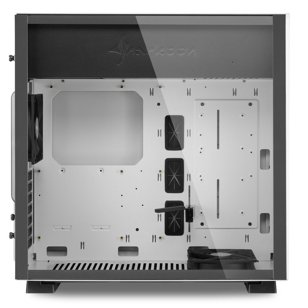 EAN 4044951026609 - Sharkoon Pure Steel Midi Tower Negro, Blanco imagen 4