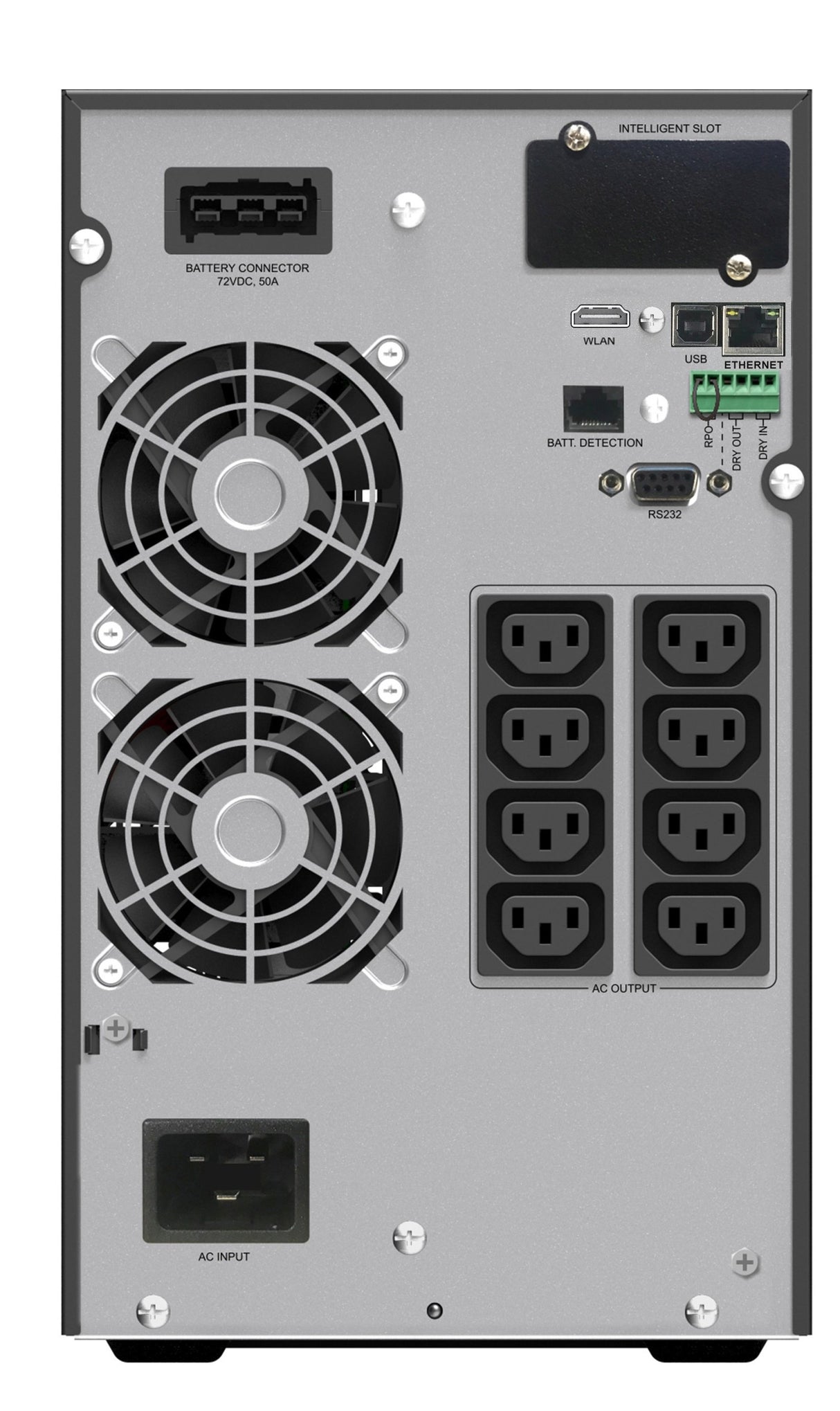 EAN 4260074982855 - PowerWalker VFI 2000 ICT IoT sistema de alimentación ininterrumpida (UPS) Doble conversión (en línea) 2 k imagen 3