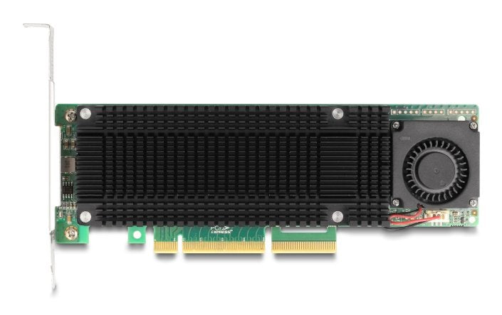 Pci Express X8 Karte Zu 2 X Intern Nvme M.2 Key M Mit Raid - Low Profile Formfaktor