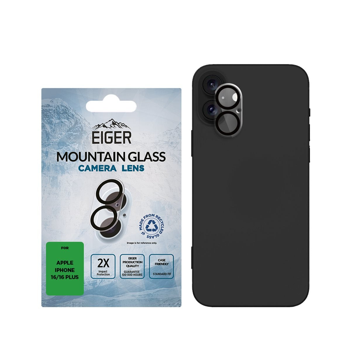 Eiger Mountain Glass Lens Iphone 16/16 Plus