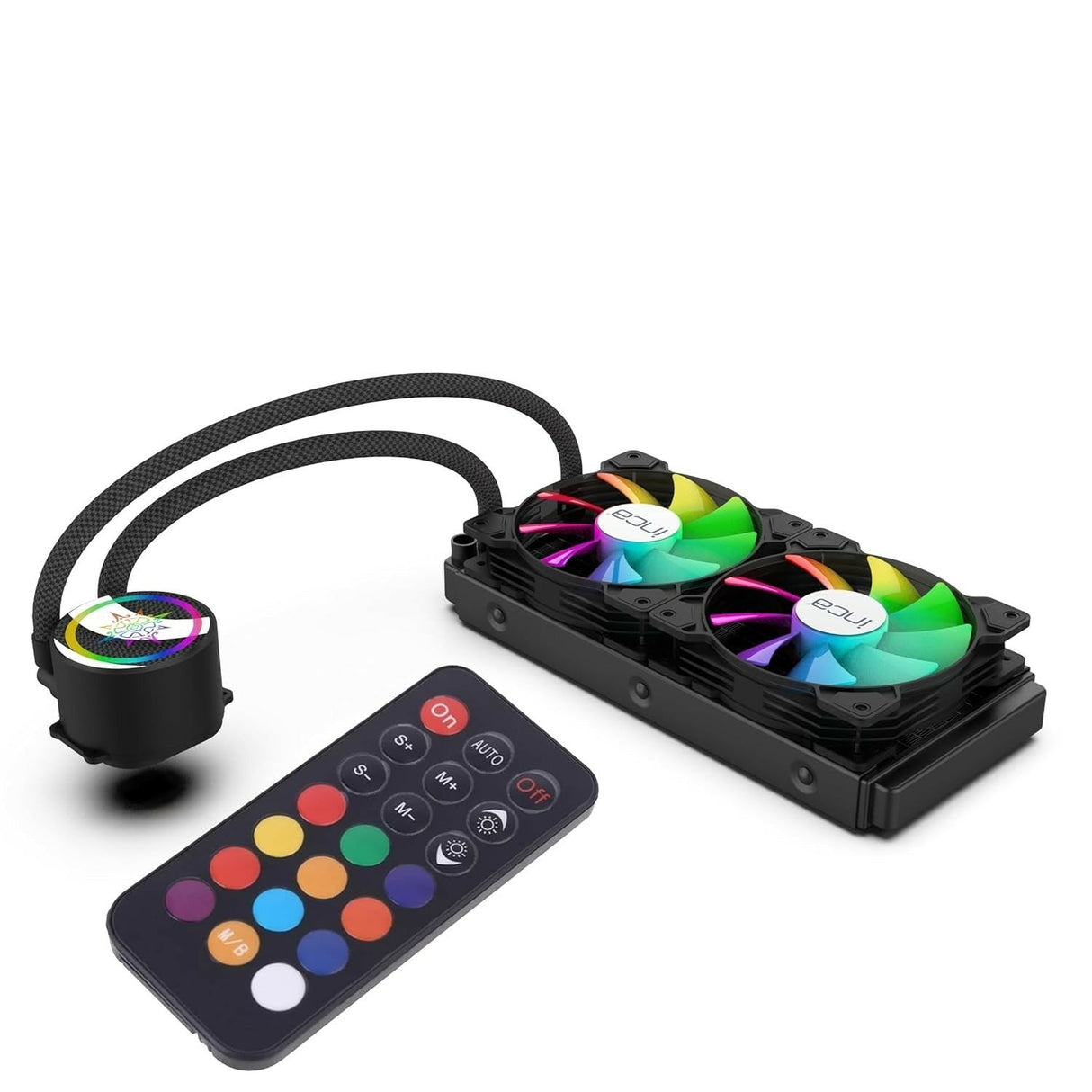 Inca Iss-02xn Kit De Refrigeración Líquida 12 Cm Negro