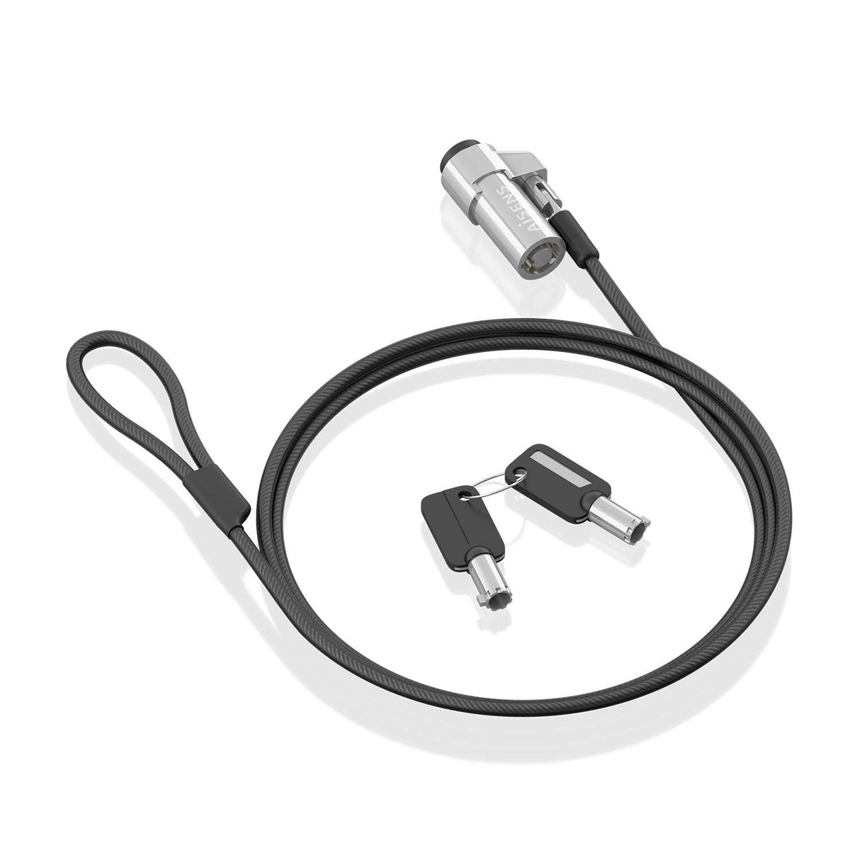 Aisens Cable De Seguridad Tipo Nano Para Portátiles Aslk-D45k06-Bk 1.5m