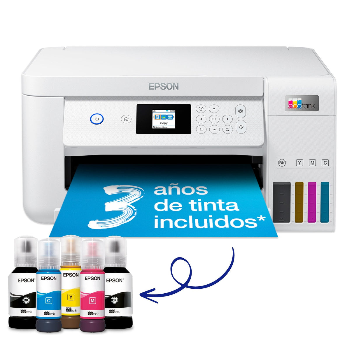 EAN 8715946686387 - Epson EcoTank ET-2856 Inyección de tinta 5760 x 1440 DPI 33 ppm Wifi imagen 2