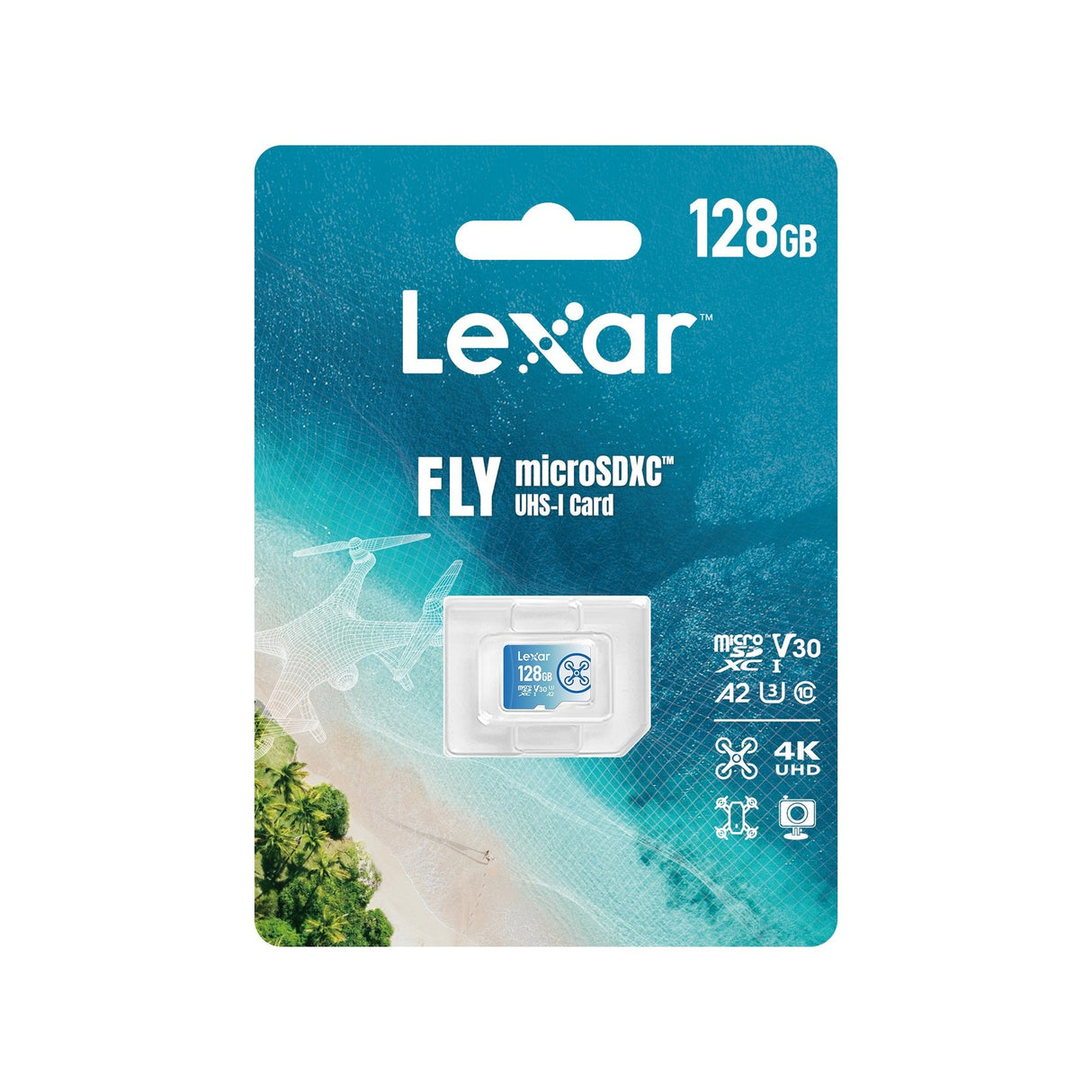 EAN 0843367128181 - Lexar FLY microSDXC UHS-I card 128 GB Clase 10 imagen 3