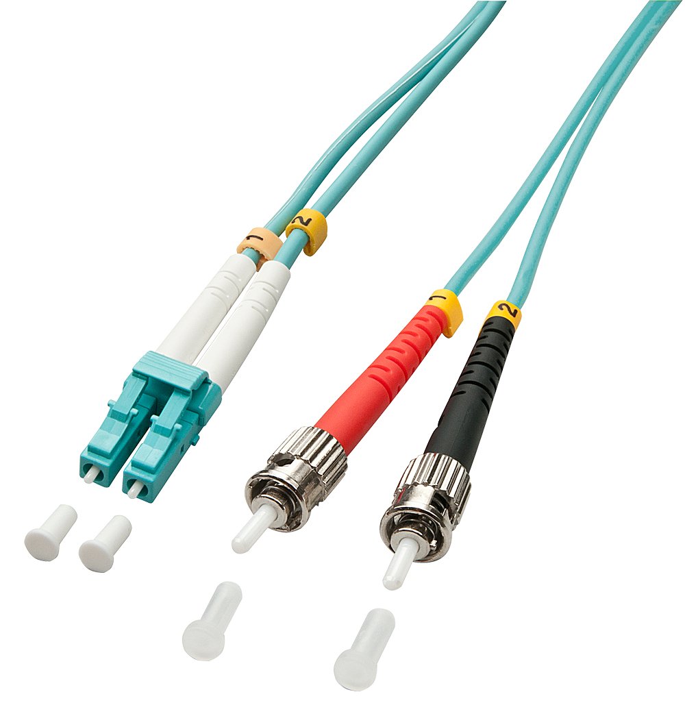 EAN 4002888463805 - Lindy 1.0m OM3 LC - ST Duplex Cable de fibra óptica e InfiniBand 1 m Turquesa imagen 1