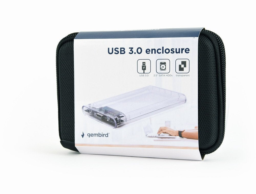EAN 8716309103565 - Gembird EE2-U3S9-6 caja para disco duro externo Caja de disco duro (HDD) Transparente 2.5" imagen 6