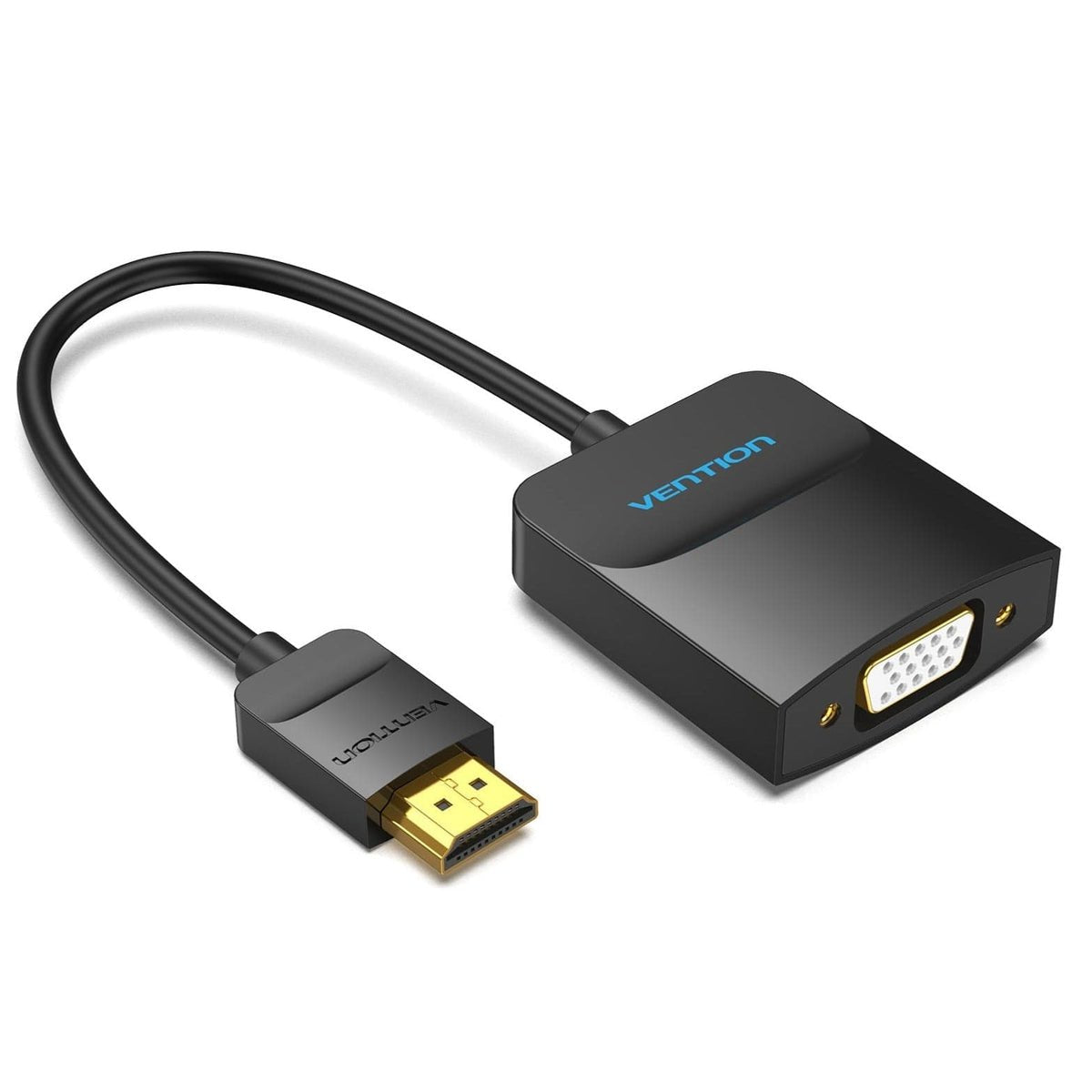 Conversor Vention 42154 Hdmi Macho Vga Hembra 15cm Negro