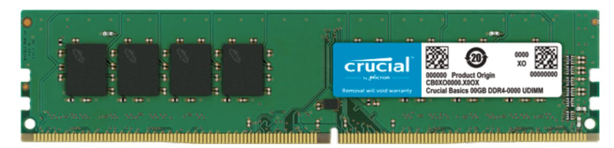 16 Gb Ddr4-Ram P3200 Crucial Basic (Cb16gu3200)