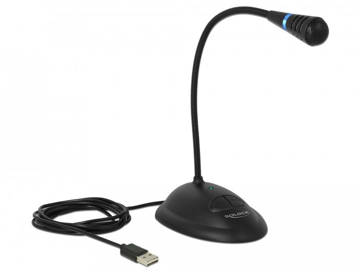 EAN 4043619658718 - DeLOCK 65871 micrófono Negro Micrófono para PC imagen 1