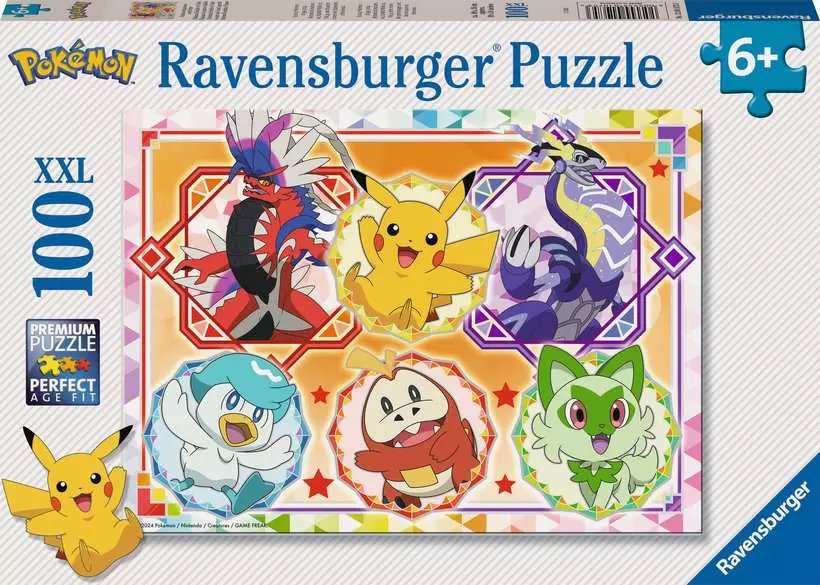 Puzzle Ravensburger Pokemon 6+ 100 Piezas
