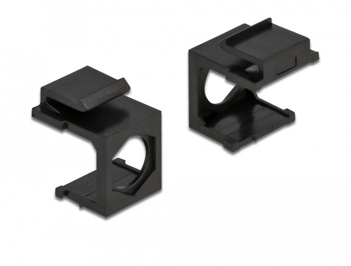 Delock 86739 Cubierta Keystone Negro Con 9,7 Mm De Agujero 4 Piezas