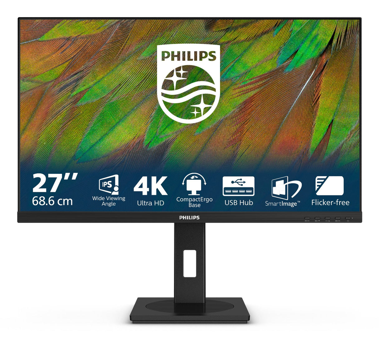EAN 8721038000269 - Philips 3000 series 27B1N3800/00 pantalla para PC 68,6 cm (27") 3840 x 2160 Pixeles 4K Ultra HD LCD Negro imagen 1