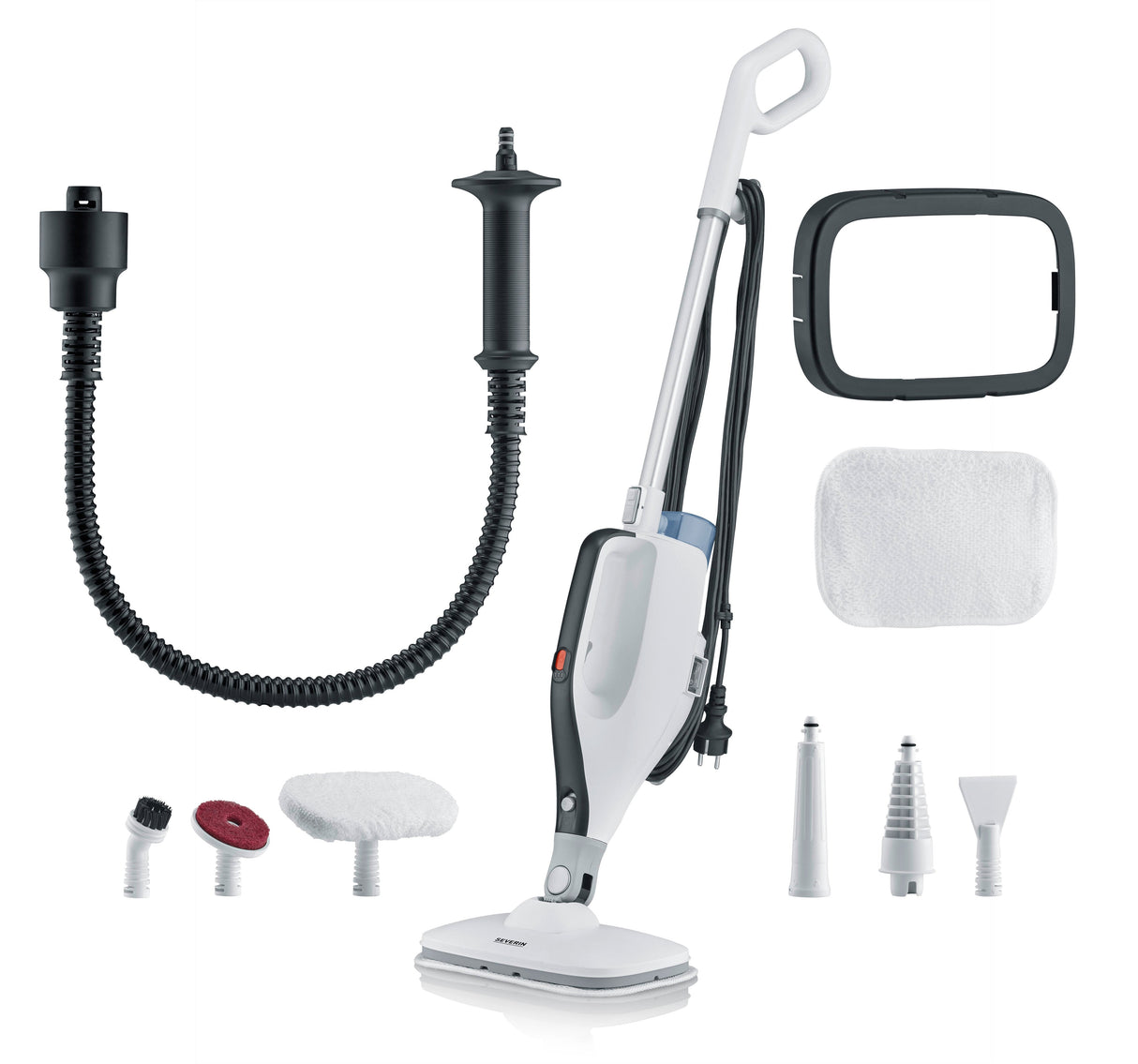 Aspiradora Severin Sc 7145 Escoba Batería Seca Y Húmeda Sin Bolsa 1500 W Blanco