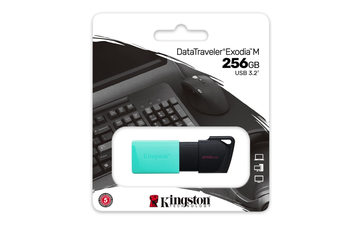 EAN 0740617326383 - Kingston Technology DataTraveler Exodia M unidad flash USB USB tipo A 3.2 Gen 1 (3.1 Gen 1) Negro, Turque imagen 6