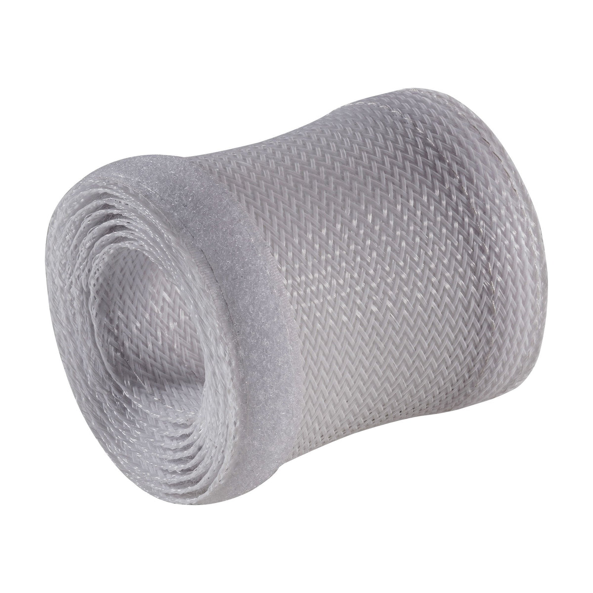 Protector Cable Inline, Manguera De Tela Con Cierre De Velcro, 1 M X 40 Mm De Diámetro, Gris