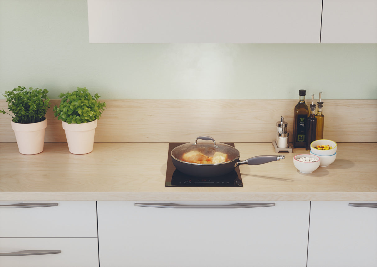 Candy Ctp32sc E1 Hob, Induction, Width 28,8 Cm, 2 Cooking Zones, Touch Control, Black