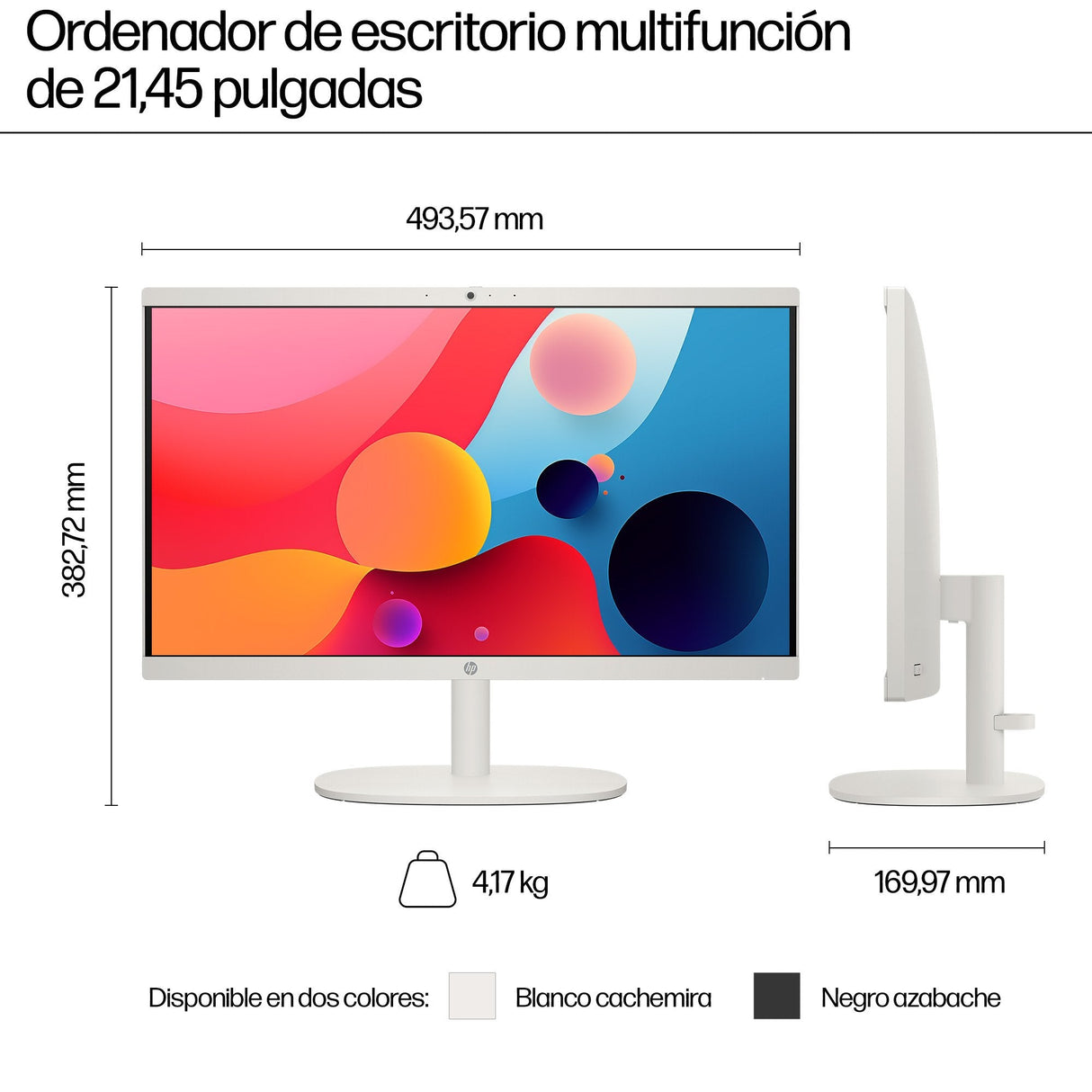 Hpc Hp Aio 22-Dg0025ns N100 8gb 256gb 21.45" Fhd 1920x1080 W11h