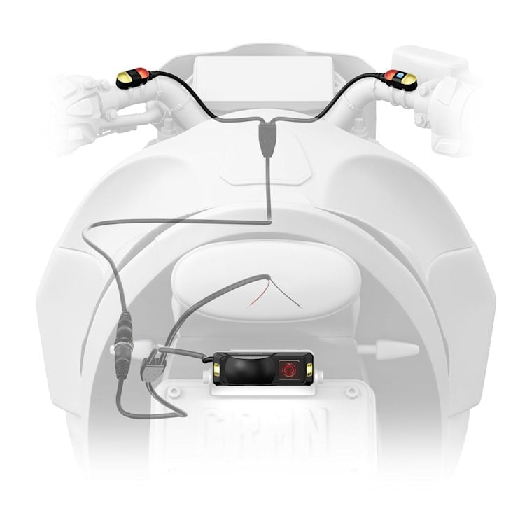 Garmin Zumo R1 Radar Motocicleta Negro