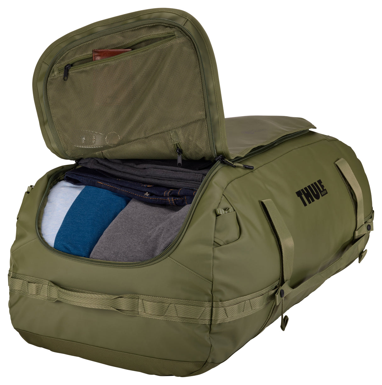 EAN 0085854255325 - Thule Chasm TDSD305 Olivine bolso de lona 130 L Poliéster Oliva imagen 9