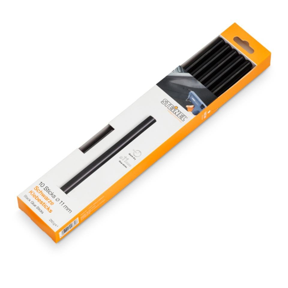 10 Barras De Pegamento Steinel 11mm Negro 250g