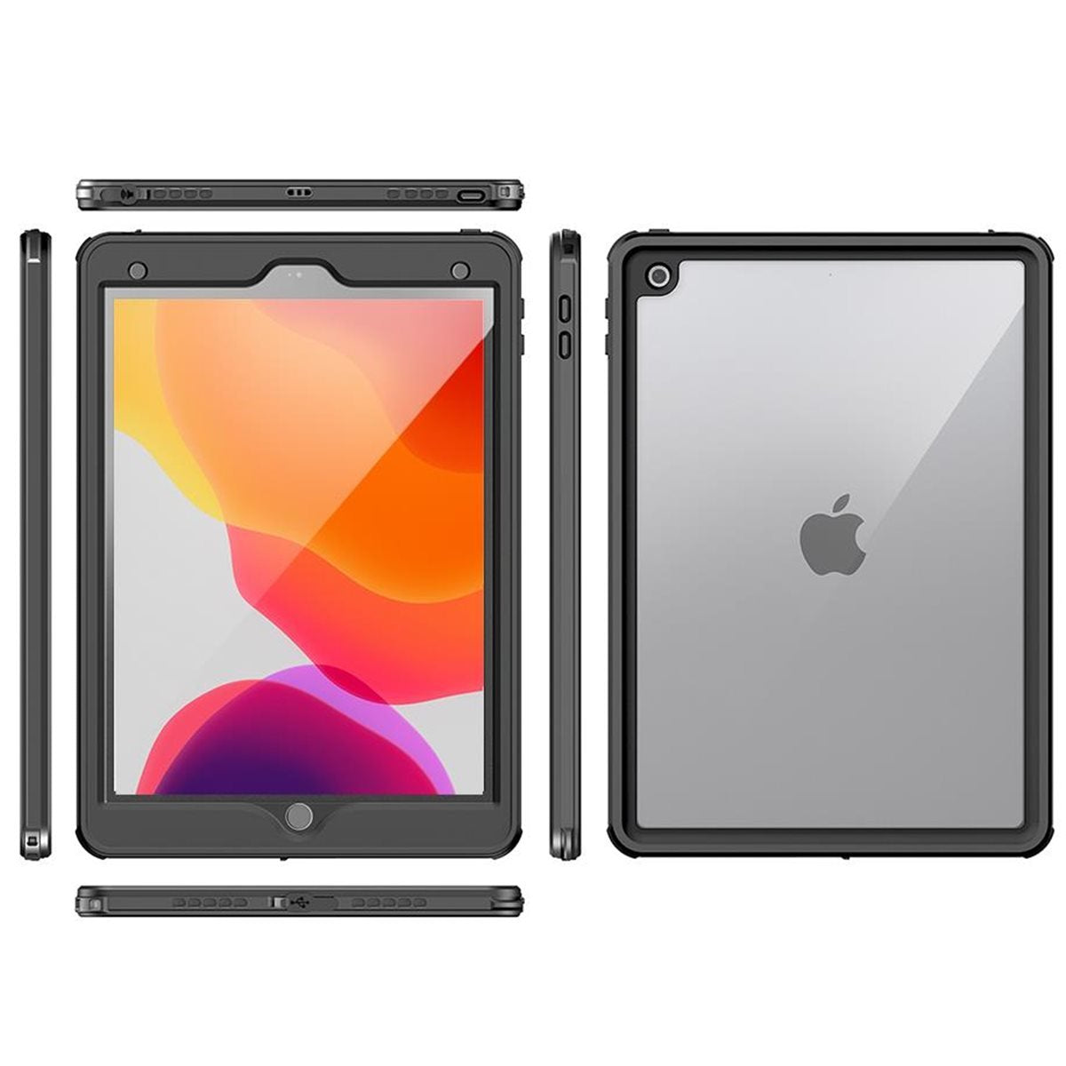 Funda 360 Avant / Trasera Etanche Ip68 Et Reforzada *Drop Test 2m* Para Apple Ipad 10.2 (2019 - 2023) - Eiger® **