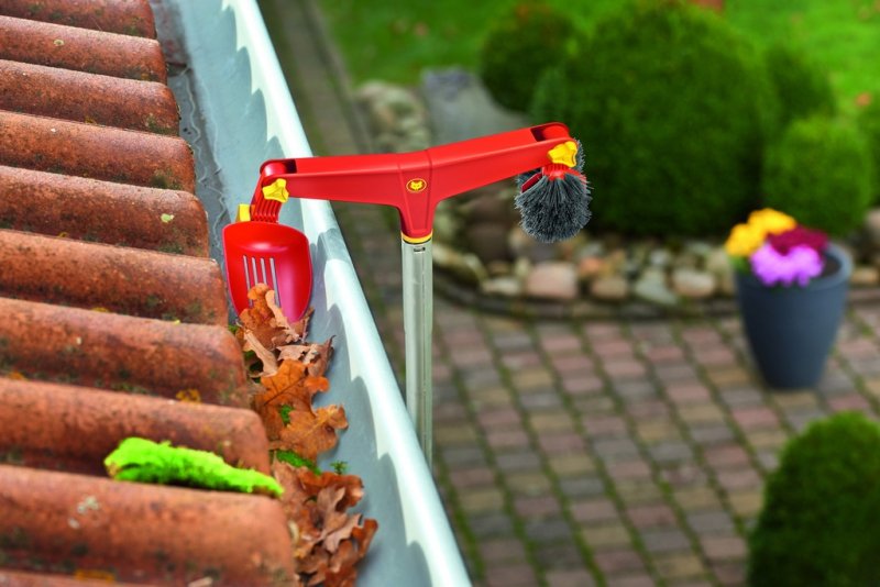 Wolf-Garten Cepillo De Limpieza De Canalones Gc-M, Multi-Estrella 71ana013650