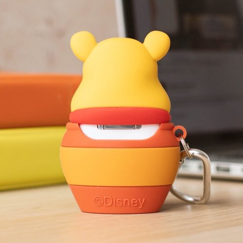 Thumbsup! Funda Powersquad Airpods "Pooh" Silicona 3d
