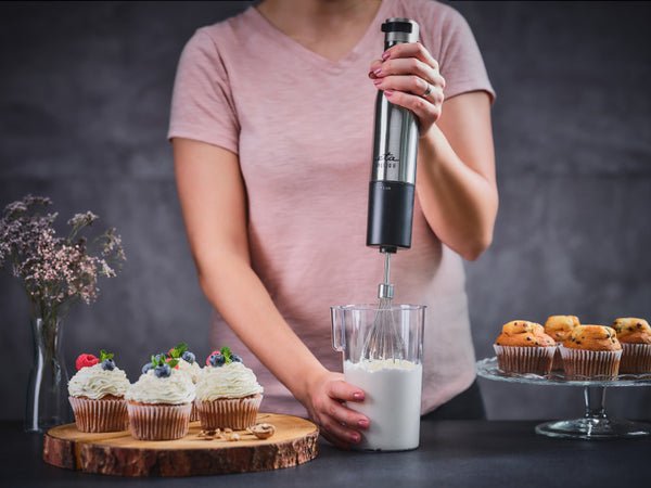 Batidora Eta Eta321590000 De Mano Spesso Ii Con Accesorios, 1200 W, Negra