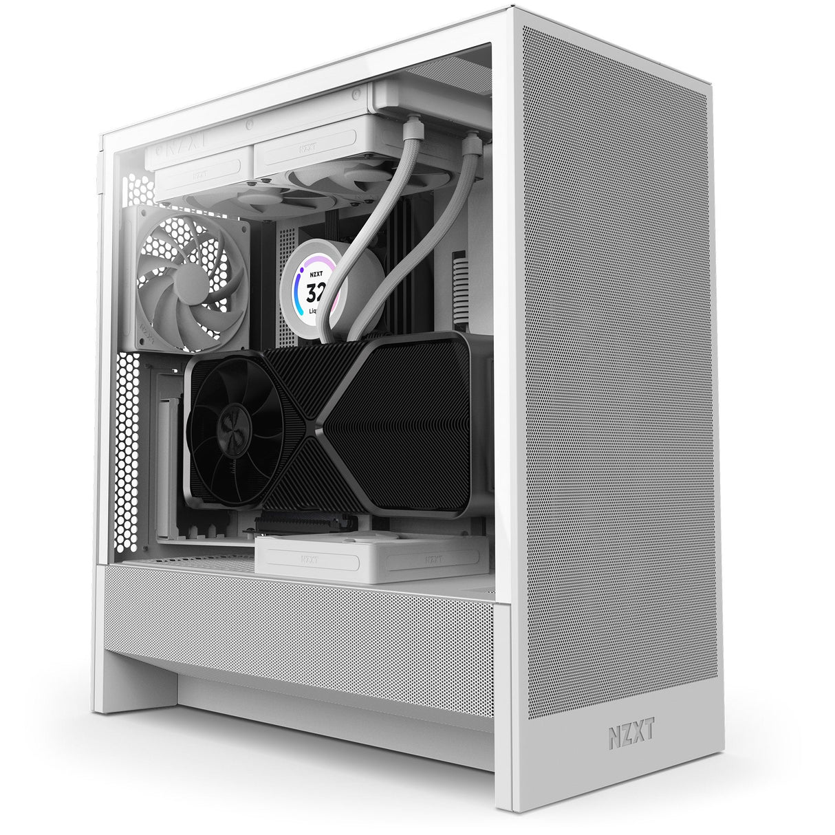 EAN 5056547205847 - NZXT H5 Flow Midi Tower Blanco imagen 1