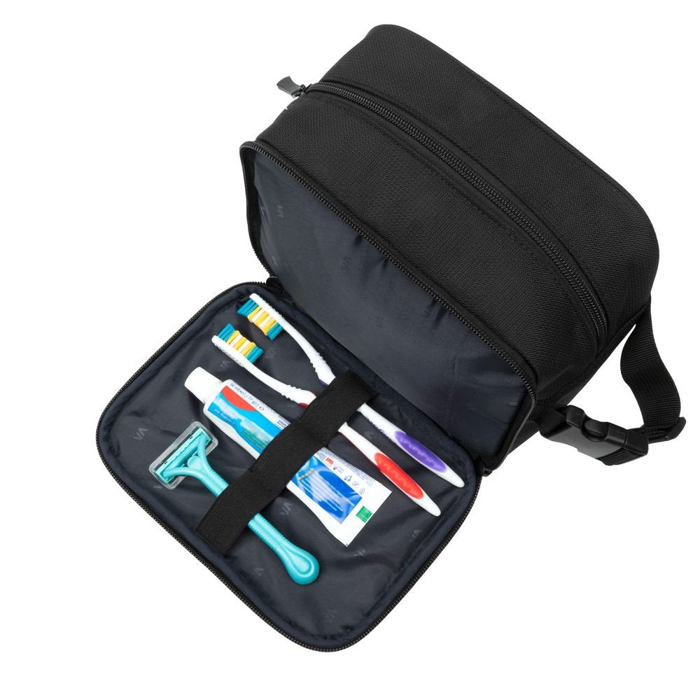EAN 4260709011776 - Rivacase 8409 Bolsa de aseo Poliéster, Poliéster reciclado Negro imagen 12