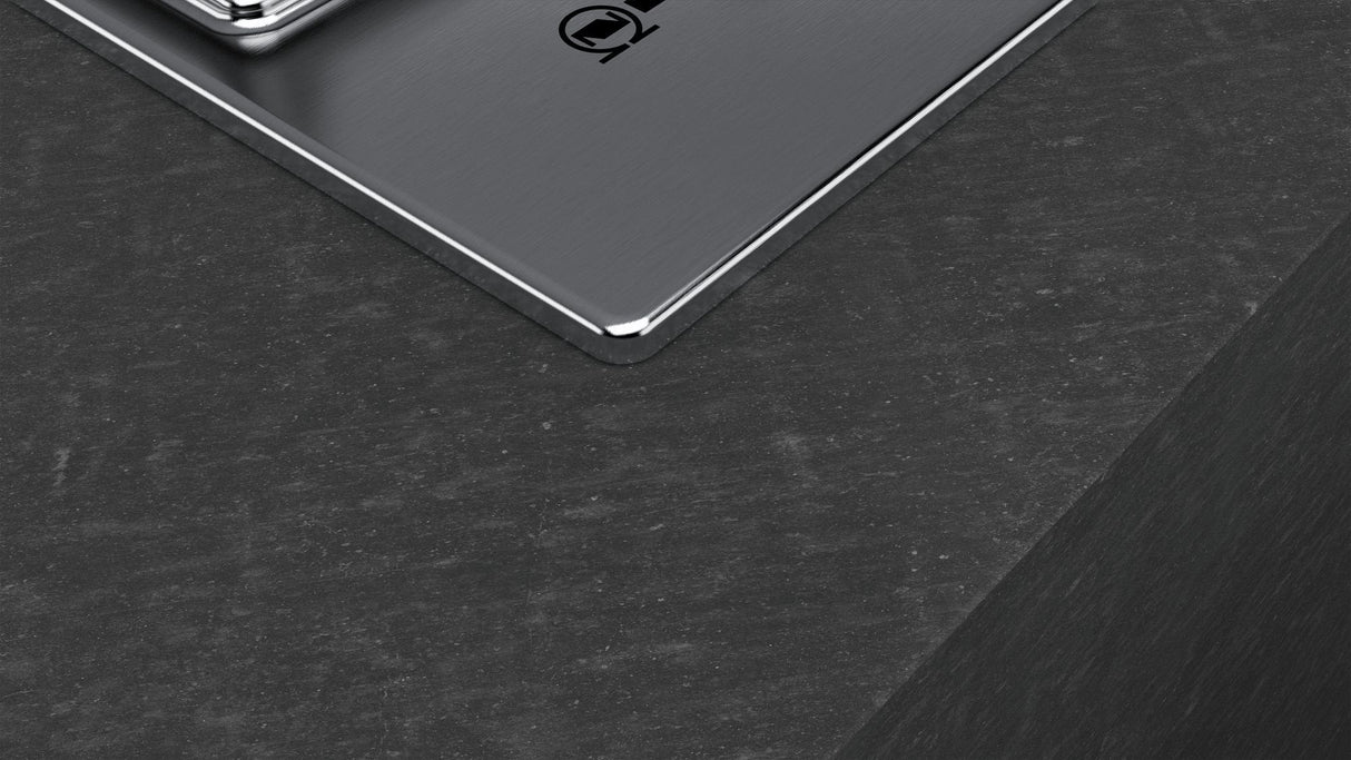 Neff T26ds49n0 N 70, Placa De Cocción Autosuficiente Acero Inoxidable/Negro, 60 Cm T26ds49n0