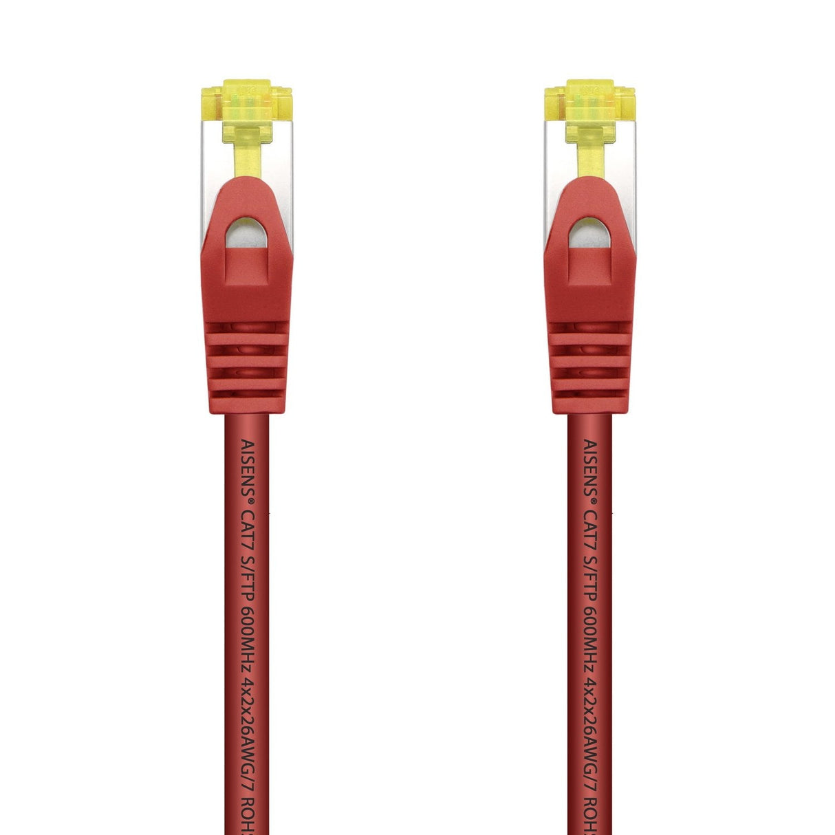 Aisens Cable De Red Rj45 Lszh Cat.7 600 Mhz S/Ftp Pimf Awg26 - 1m - Rojo
