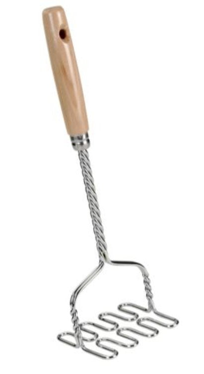 Prensapatatas Mango Madera 10x9,2x33,2cm Metaltex